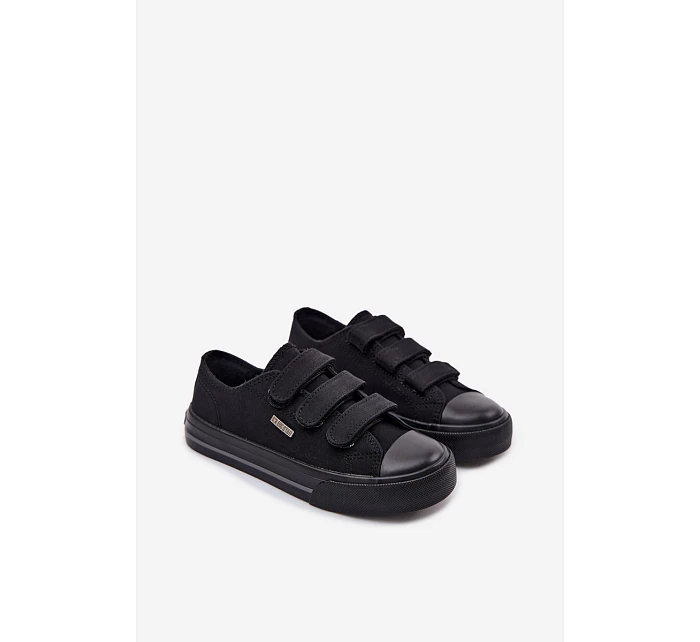 Dětské tenisky na suchý zip Big Star model 22069682 Černé - Big Star Shoes Dětské tenisky na suchý zip Big Star model 22069682 Černé - Big Star Shoes