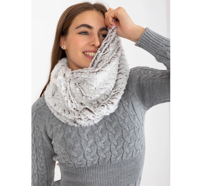 Tunelová šála AT KM model 21370601 bílá - FPrice Tunelová šála AT KM model 21370601 bílá - FPrice