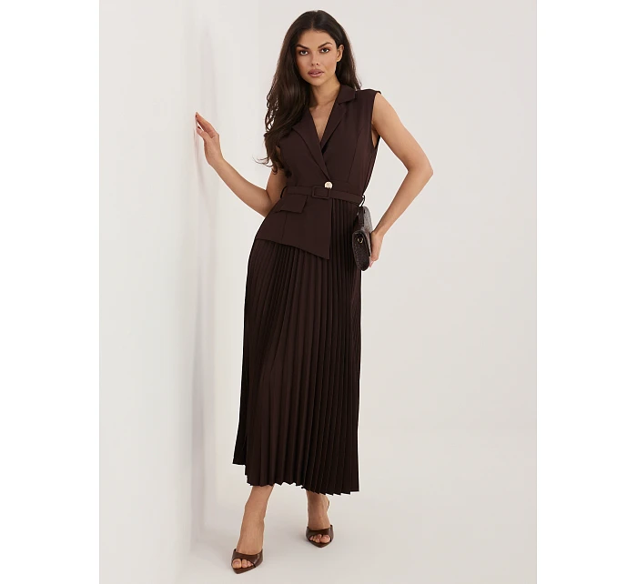 Šaty IT SK 21558.03 tmavě hnědé