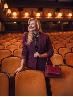 Dámská kabelka model 21893243 Elegance Raspberry - Vuch