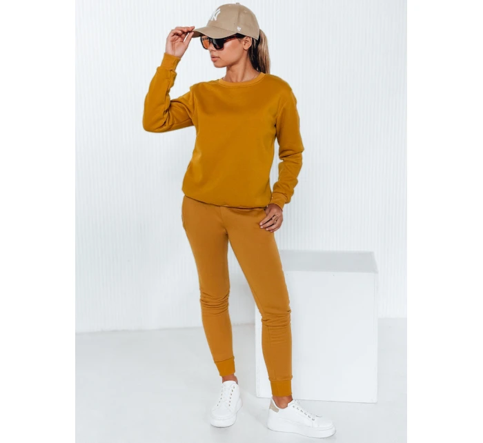Dámský teplákový komplet FITT camel FashionStreet AY0505