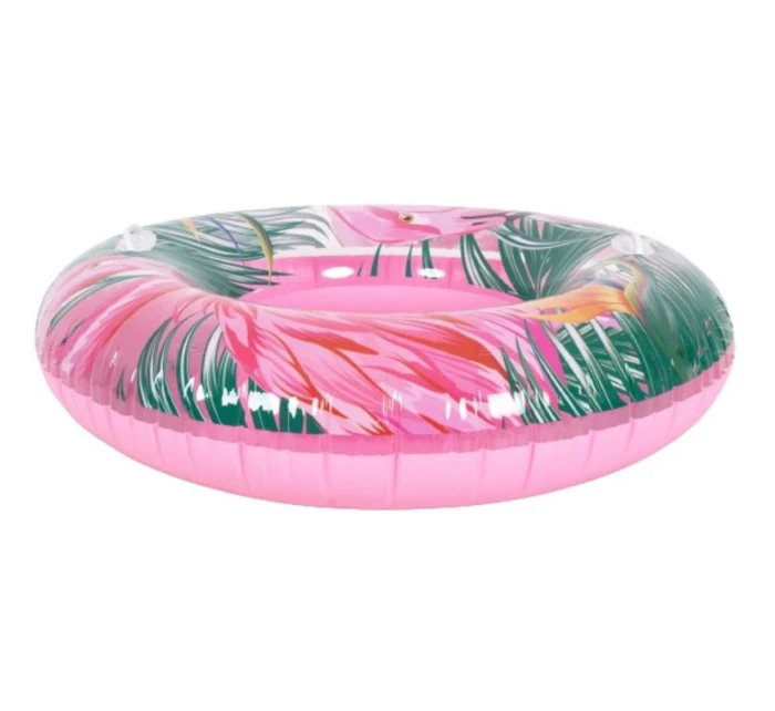 TROPICKÝ PLAVECKÝ KRUH 115CM 37598 RŮŽOVÝ TROPICKÝ PLAVECKÝ KRUH 115CM 37598 RŮŽOVÝ