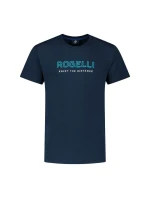 Rogelli pánské tričko LOGO navy blue M Rogelli pánské tričko LOGO navy blue M