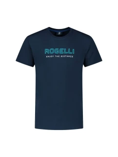 Rogelli pánské tričko LOGO navy blue M