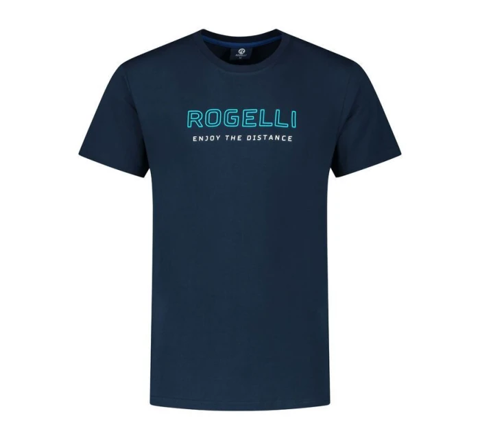 Rogelli pánské tričko LOGO navy blue M Rogelli pánské tričko LOGO navy blue M