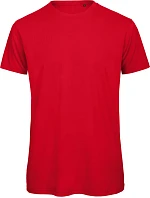 B&C Inspire T /men_° Pánské tričko Medium Fit z bio bavlny 01.TM42 red