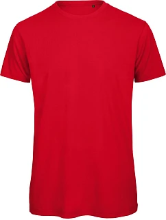 B&C Inspire T /men_° Pánské tričko Medium Fit z bio bavlny 01.TM42 red