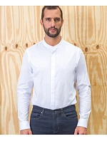 Men Popelínová košile s dl. rukávem a límcem deep black model 22499755 - NEOBLU Men Popelínová košile s dl. rukávem a límcem deep black model 22499755 - NEOBLU