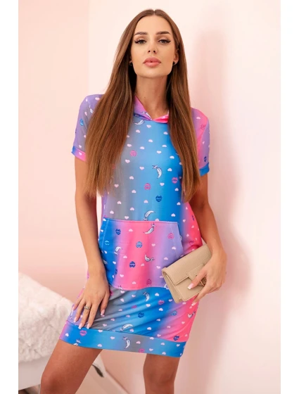 Dámské šaty na ramínkách s ozdobnými model 21223996 béžová - K-Fashion