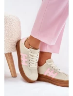 Dámské Tenisky Na Platformě Béžové Syliyana Dámské Tenisky Na Platformě Béžové Syliyana