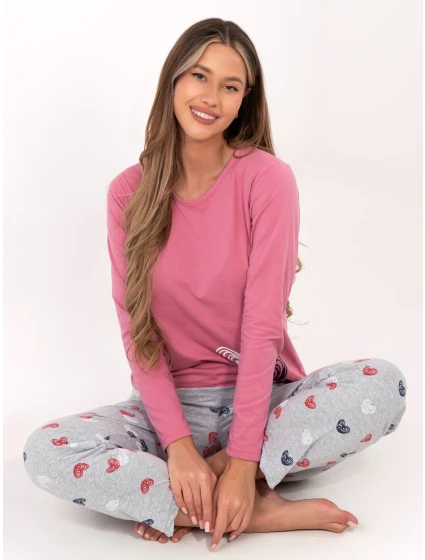 Pyžamo DU PI FP 009.84 růžové