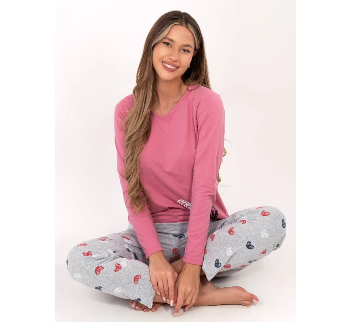 Pyžamo DU PI FP 009.84 růžové