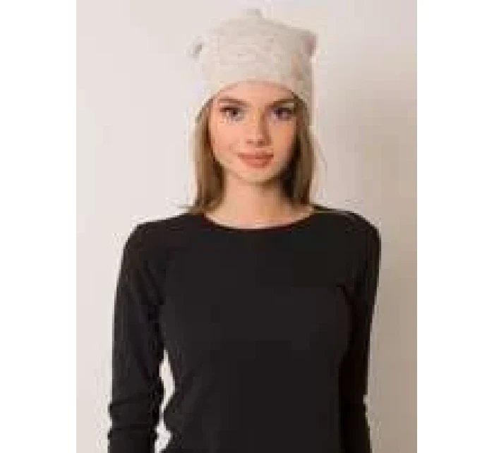 Dámská čepice model 14839420 béžová - FPrice Dámská čepice model 14839420 béžová - FPrice