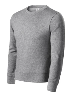 Zero mikina unisex tmavě šedý melír