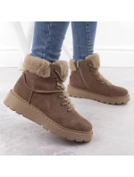 Boty s kožešinou W model 20739487 - Rieker Boty s kožešinou W model 20739487 - Rieker