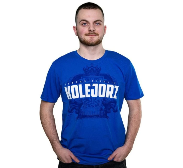 Kolejorz Semper Fidelis tričko Modrá L Kolejorz Semper Fidelis tričko Modrá L