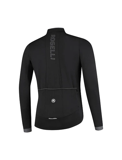 Rogelli dres s dlouhým rukávem Essential black L Rogelli dres s dlouhým rukávem Essential black L