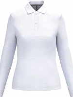 Kariban K 244 Dámské piqué polo s dlouhým rukávem 20.K244 white