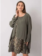 Šaty DHJ SK 21451.50 khaki