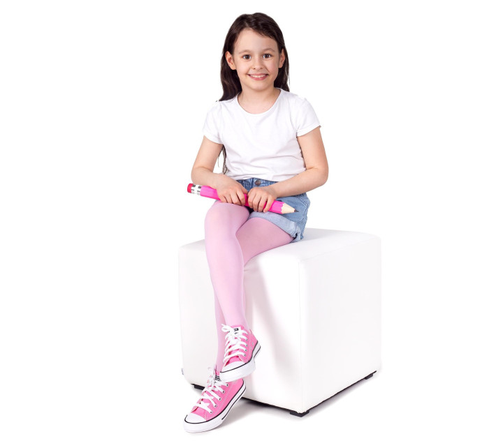 Dívčí neprůhledné punčocháče z mikrovlákna 40 Den model 17946112 Pink - Yoclub