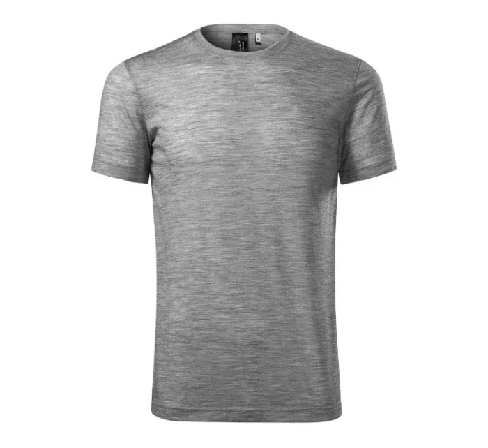 Merino Rise tričko pánské tmavě šedý melír Merino Rise tričko pánské tmavě šedý melír
