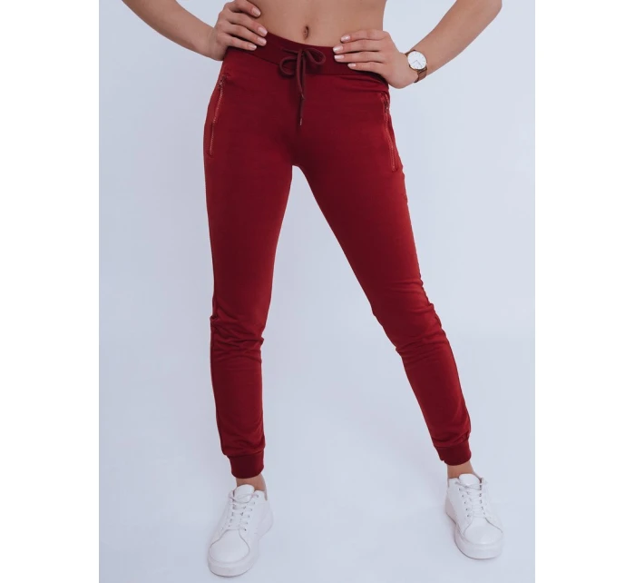 Dámské tepláky JULIET bordó FashionStreet UY0823