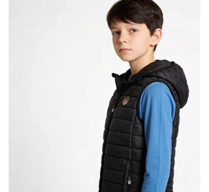 Geographical Norway Vatika Hood EO 233 Jr WW2008E/GNO-černá vesta