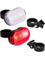 SADA PŘEDNÍCH A ZADNÍCH SVĚTEL PRO JÍZDNÍ KOLA 3LED XQMAX