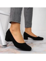 W černé semišové lodičky s model 19443130 - SERGIO LEONE