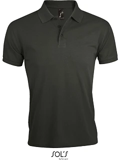 SOL'S Prime Men Pánské piqué polo z těžké bavlny 25.0571 dark grey