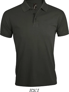 SOL'S Prime Men Pánské piqué polo z těžké bavlny 25.0571 dark grey