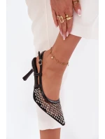 Lodičky s přezkami černé model 21788312 - Boto Lodičky s přezkami černé model 21788312 - Boto