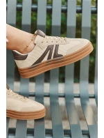 Semišové tenisky na platformě – béžové Corynelle Semišové tenisky na platformě – béžové Corynelle