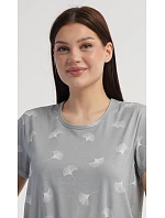 Dámské domácí šaty s krátkým rukávem model 22405588 - Vienetta Dámské domácí šaty s krátkým rukávem model 22405588 - Vienetta