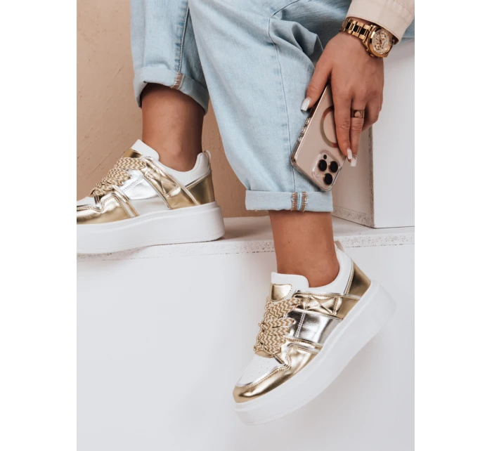 Dámské tenisky na platformě HYPERWAY gold FashionStreet ZY0621