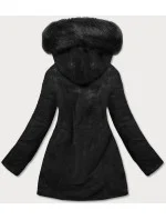 CIEPŁA KURTKA ZIMOWA DAMSKA DWUSTRONNA CZARNA model 21243804 - MHM