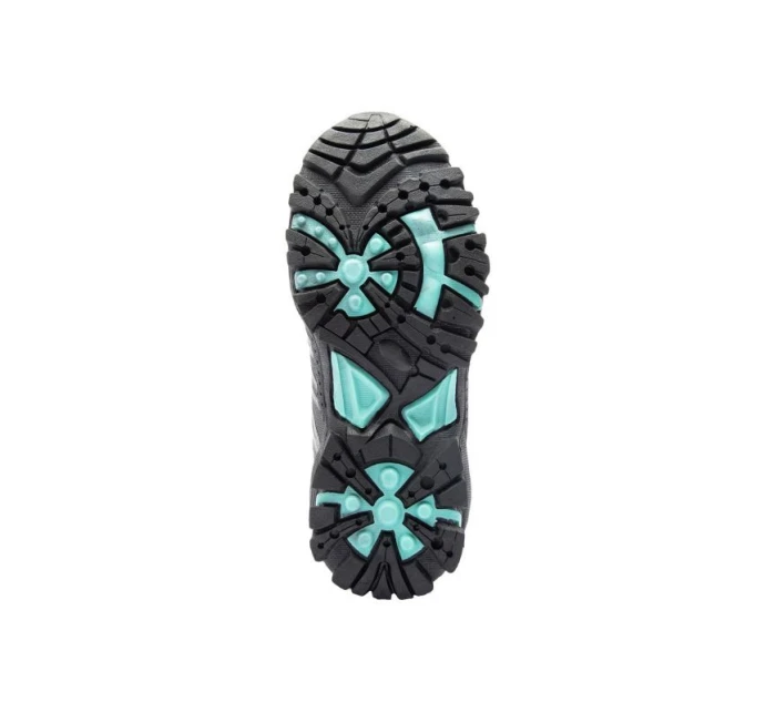 Trollkids Kids Trolltunga Hiker Low anthracite/mint nepromokavé turistické boty pro chlapce/dívky (155-609)