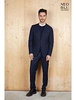 Men Pánské sako deep black model 22500380 - NEOBLU Men Pánské sako deep black model 22500380 - NEOBLU
