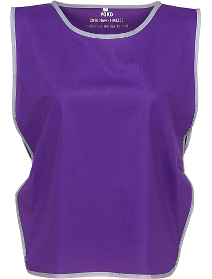 Yoko HVJ 259 Hi-Vis Tabard 79.J259 purple Yoko HVJ 259 Hi-Vis Tabard 79.J259 purple