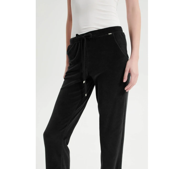 Sametové kalhoty s vysokým pasem model 20515761 - Vamp