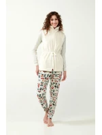 Béžová fleecová vesta model 20517342 - Vamp Béžová fleecová vesta model 20517342 - Vamp