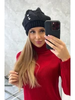 Dámská čepice Larisa K395 černá Dámská čepice Larisa K395 černá