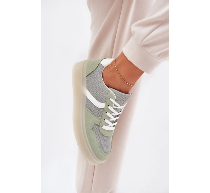 Nízké Dámské Tenisky Na Platformě Zelené model 21689159 - EVENTO