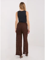 Spodnie IT SP model 21801851 brązowy - FPrice Spodnie IT SP model 21801851 brązowy - FPrice