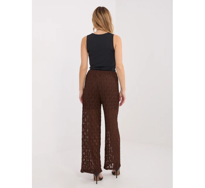 Spodnie IT SP model 21801851 brązowy - FPrice Spodnie IT SP model 21801851 brązowy - FPrice