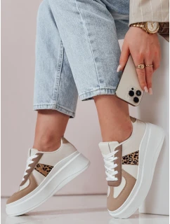 Dámské tenisky na platformě MODNIKKI khaki FashionStreet ZY0874