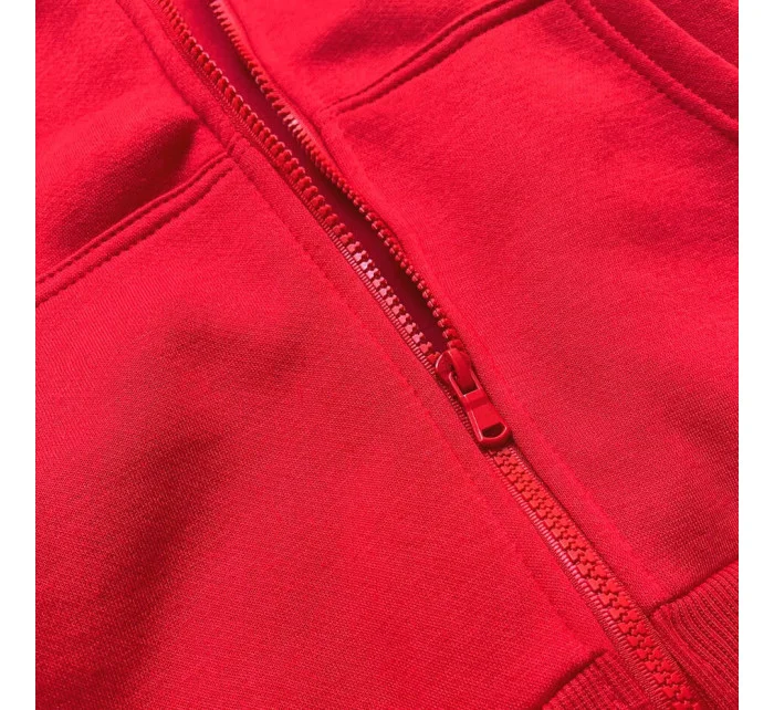 Červená dámská sportovní mikina (W03-18)