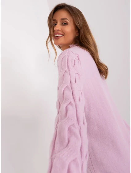 Sweter AT SW model 18955221 jasny fioletowy - FPrice