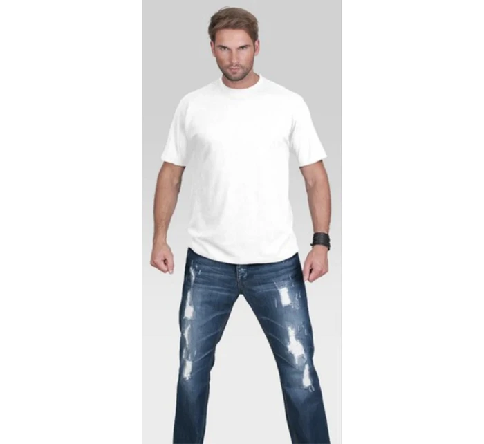 Pánské tričko bílé - model 21937856 Pánské tričko bílé - model 21937856