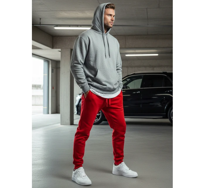 Pánské tepláky červené Dstreet model 21962570 - FashionStreet